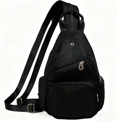 Miniatura 4 de EVANCARY Bolso bandolera pequeño para mujer, resistente al agua, mini mochila cruzada con bolsillo antirrobo, bolsa de hombro convertible