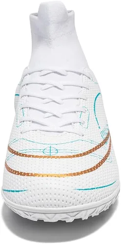 Miniatura 5 de JIEBUNIAO Botas de fútbol para hombre, zapatos de fútbol profesionales de alta calidad, para interiores y exteriores, cómodos tenis atléticos