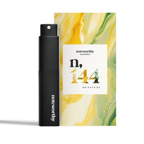 Noteworthy n,144 Brightside Eau De Parfum - Citrus, Vanilla | Perfume unisex de larga duración para mujeres y hombres (viaje)