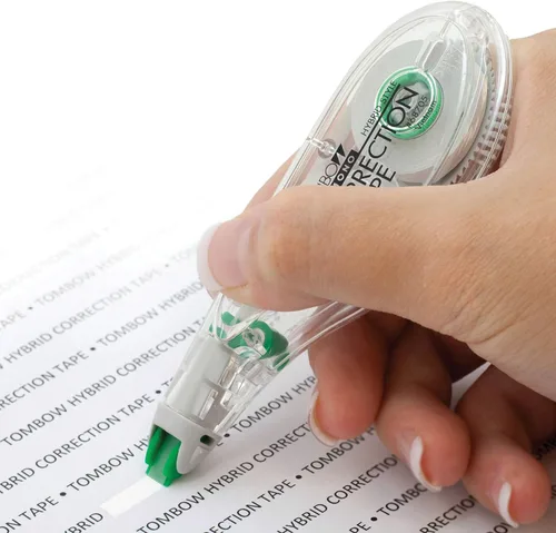 Miniatura 4 de Tombow 68721 MONO Hybrid cinta correctora, paquete de 10. Aplicador fácil de usar para correcciones instantáneas