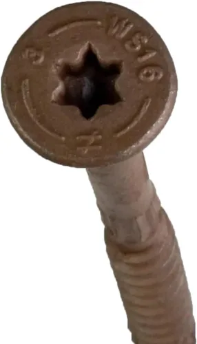 Miniatura 5 de Simpson Strong-Tie SDWS16300QR50 Tornillo de marco SDWS de accionamiento fuerte — 0.160 pulgadas x 3 pulgadas T25, Quik Guard, Tan (50 unidades)