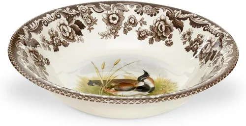 Miniatura 17 de Spode Woodland American Wildlife Ascot - Cuenco para cereales, diseño de bisonte, cuenco de loza fina de 8 pulgadas para cereales, ensaladas