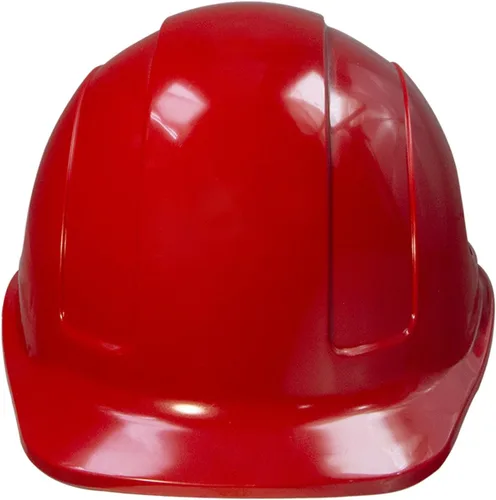 JORESTECH Casco de Seguridad Duro Naranja de HDPE Estilo Gorra Casco con Suspensión de Trinquete Ajustable de 4 Puntos para Trabajo, Hogar y Rojo