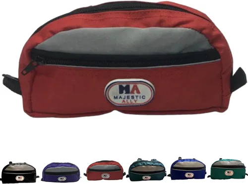 Miniatura 8 de Bolsa de sillín reflectante de nylon Majestic Ally para sillín occidental (Negro)