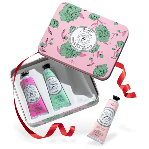 Miniatura 12 de LA CHATELAINE - Set de regalo de cremas de manos para hombres, tamaño de viaje, con 20% de manteca de karité orgánica