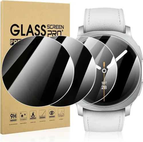 Miniatura 16 de Suoman Paquete de 4 protectores de pantalla de vidrio templado para Samsung Galaxy Watch 4 Classic de 1.81 pulgadas (1.811 in) para Galaxy Watch 4