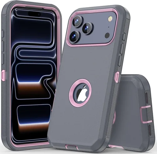 Miniatura 17 de COOYA Funda para iPhone Air de Protección Completa del Cuerpo contra Caídas, Funda Resistente a Prueba de Golpes de 3 Capas, Híbrida de Servicio