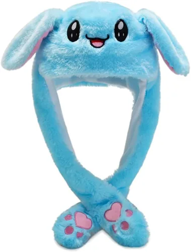 Miniatura 13 de CICITOYWO Sombrero de Animal de Peluche Divertido con Orejas en Movimiento, Gorra Saltarina Linda, Unisex, Regalo para Niños y Adultos, Fiesta