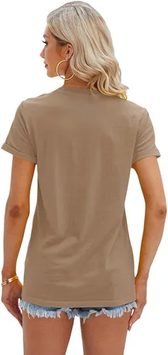 Miniatura 4 de Cicy Bell Camiseta de manga corta para mujer, diseño de girasol, para verano