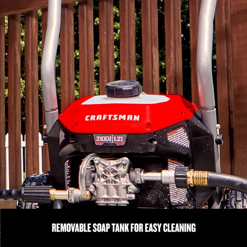 Miniatura 6 de CRAFTSMAN Lavadora a presión eléctrica, agua fría, 2100-PSI, 1.2 GPM, con cable (CMEPW2100)