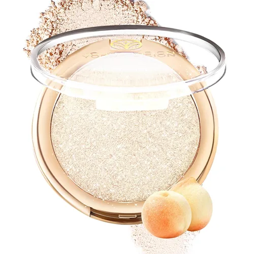 Miniatura 11 de YOUNG VISION Polvo Compacto Iluminador, Polvo de Contorno de Brillo Natural Horneado y Resaltador Facial, Libre de Crueldad, Maquillaje de Resaltado