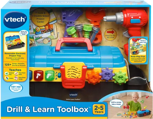 Miniatura 6 de VTech Caja de herramientas para taladrar y aprender