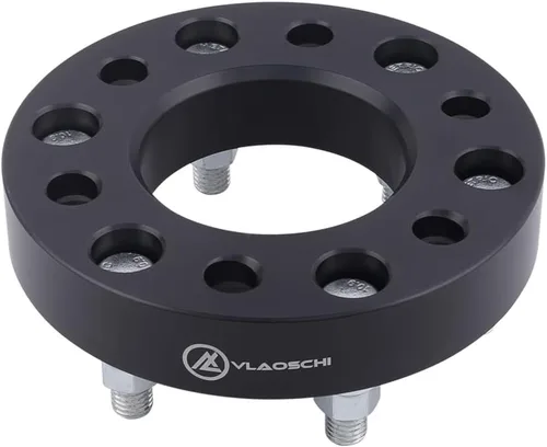 Miniatura 8 de Adaptadores de rueda forjados negros 6x135 a 6x5.5 de 1 pulgada con pasadores 14x2 compatibles con Ford de 6 pernos 6x135 a 6x139.7 para 2004-2014
