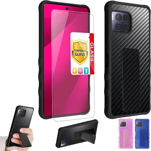 Miniatura 18 de Aroepurt Funda compatible con Gabb Phone 3 Pro Phone Case Stand Cover [Protección gruesa de silicona suave] [Cambio de forma multidireccional 3D]