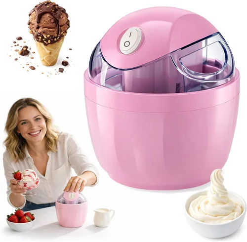 Miniatura 10 de Pequeña máquina para hacer helados, hace una sola porción de gelato, yogur congelado, sorbete y más postres de bricolaje con un solo toque en solo