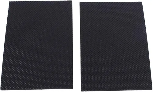 Miniatura 3 de 2 protectores de suelo antideslizantes negros autoadhesivos para muebles, sofá, mesa, silla, almohadillas de goma para estantes, escritorios