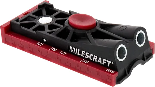 Miniatura 6 de Milescraft Pocket Jig 200XCJ - Juego de herramientas para carpintería con plantillas de agujero de bolsillo de doble cañón y cañón simple