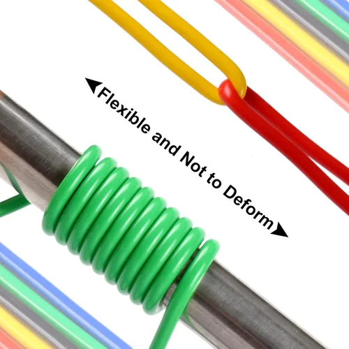 Miniatura 5 de WGGE - Juego de 5 cables de prueba con pinzas de cocodrilo de doble punta, cable de alambre de prueba de 15A con clips aislantes, cable resistente