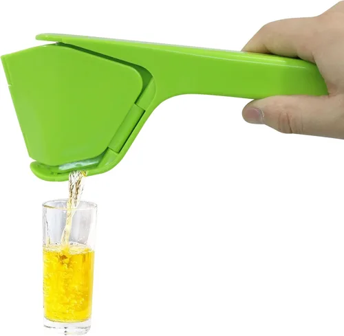 Miniatura 5 de Zorfeter Exprimidor de lima sin esfuerzo, exprimidor manual de mano, exprimidor de cítricos plano fácil de apretar, exprimidor portátil de limón