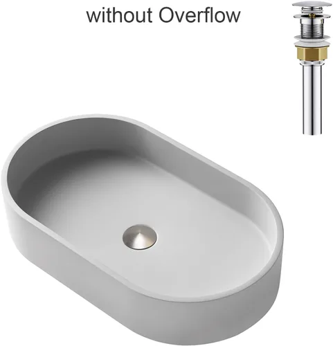 Miniatura 3 de Juego de desagüe para lavabo de baño con cesta coladora y tapón de drenaje desplegable (cromo, sin desbordamiento)