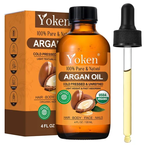 Miniatura 8 de Yoken Aceite de argán para el cabello, aceite de argán puro y natural de Marruecos, aceite de argán para el cabello, cuero cabelludo, cuidado facial
