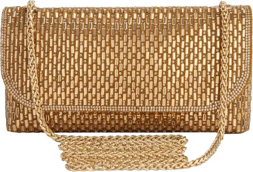 Miniatura 7 de Bolso de mano con diamantes de imitación con purpurina, bolsa de hombro formal para mujer, boda, cóctel, fiesta, graduación, caja de regalo
