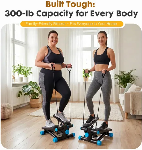 Miniatura 2 de NEWBULIG Mini paso a paso para ejercicio en casa, máquina de escalones para gimnasio en casa, portátil, para entrenamiento de cuerpo completo