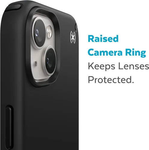 Miniatura 5 de Speck Presidio2 Pro + MagSafe - Funda para iPhone 14 Plus con revestimiento Microban (negro/negro/blanco)
