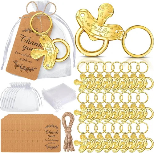 Miniatura 11 de CHENGU Abridores de Botellas Pop para Baby Shower, Recuerdos de Regreso para Invitados, Decoraciones de Abridor de Botellas y Souvenirs con Bolsas