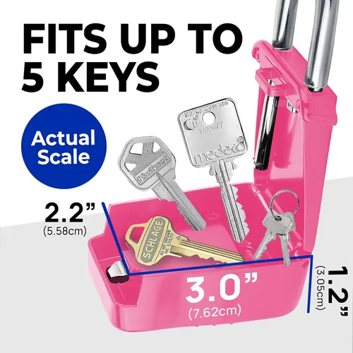 Miniatura 4 de Lion Locks Caja de Seguridad para Llaves 1500 con Código, Caja de Seguridad para Llaves al Aire Libre, Caja de Seguridad de Agente Inmobiliario