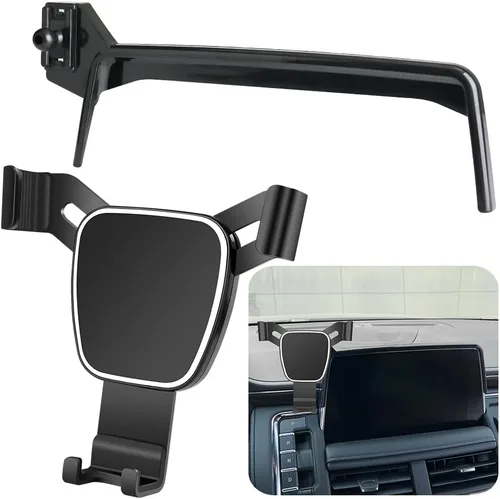 Miniatura 7 de Soporte de teléfono para auto organizador de consola central para Chevy Suburban 2021 2022 2023 2024, Tahoe 2021-2024, GMC Yukon 2021-2024 SLE, SLT