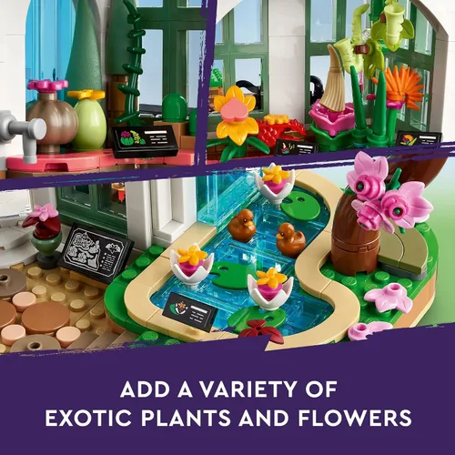 Miniatura 5 de LEGO Friends - Juego de juguetes de construcción de jardín botánico, un proyecto creativo para mayores de 12 años, construye y muestra una escena