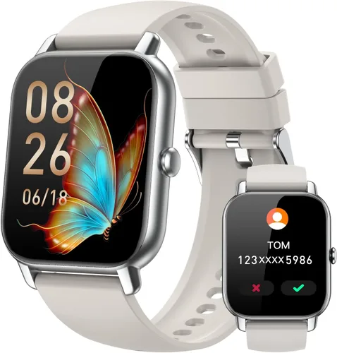 Miniatura 9 de Relojes inteligentes para hombres y mujeres, rastreador de actividad física con contador de actividad/monitor de sueño, reloj inteligente