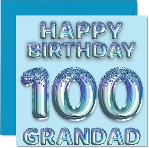 Miniatura 55 de Stuff4 Tarjeta de primer cumpleaños para niños, globo de fiesta con purpurina azul, tarjetas de feliz cumpleaños para niño de 1 año, nieto, hijo, 57