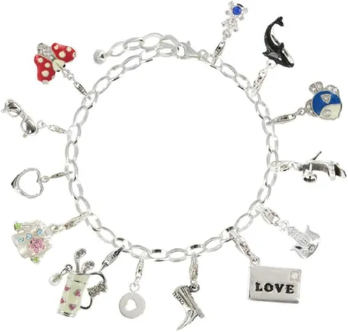 Miniatura 4 de Les Poulettes Jewels - Pulsera de plata de ley con dijes - Clásicos