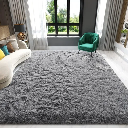 Miniatura 17 de Alfombra de área púrpura y azul de 6x9, alfombras grandes para sala de estar y dormitorio, alfombra mullida y linda, alfombras modernas