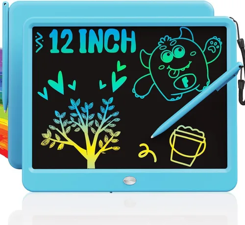 Miniatura 18 de TEKFUN: Tablero de garabatos LCD de 8.5 pulgadas, tabla de dibujo para niños, tableta de escritura, tablero de dibujo mágico, tablero de garabatos