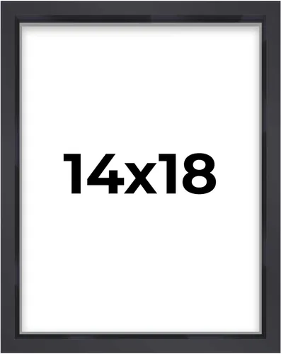 Miniatura 65 de Marco contemporáneo de caja de sombra negra de 14 x 25 pulgadas, profundidad de espacio utilizable, tamaño interior 14 x 25 o 25 x 14 pulgadas