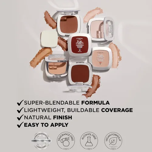 Miniatura 5 de L 'Oreal Paris, True Match, Polvo, 0.33 onzas, Alabaster