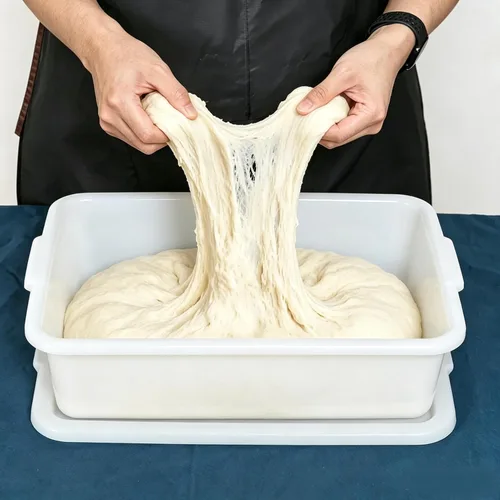 Miniatura 8 de Paquete de 3 cajas para probar masa de pizza, caja para probar masa de pan y contenedor de masa con tapa, libre de BPA