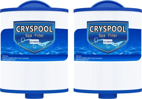 Cryspool® 06045 Filtro compatible con Artesian Spas, Tidal Fit Swim 06-0006-12, 06-0005-12, 6CH-502, PAS50SV-F2M, FC-0311, cartucho de filtro de spa