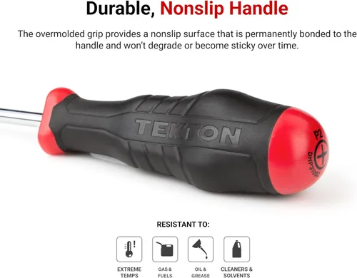 Miniatura 5 de TEKTON S3 Desarmador cuadrado de alto par con vástago de óxido negro 26823 Fabricado en EE. UU