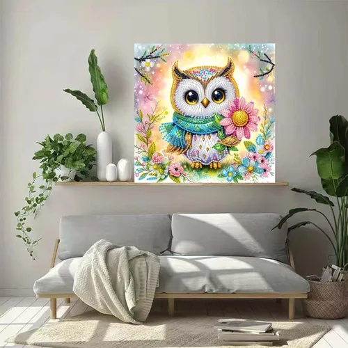 Miniatura 3 de Paquete de 4 kits de pintura de diamantes para adultos, kits de arte de diamantes de forma especial de unicornio para adultos principiantes