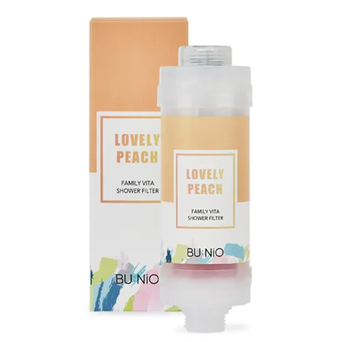BU:NiO Family - Filtro de ducha con vitamina C de 5.29 onzas, filtro de cabezal de ducha perfumado con aroma, suavizante de agua dura, removedor de