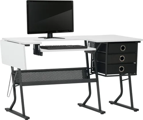 Miniatura 4 de Sew Ready Eclipse Ultra Hobby - Cajones de almacenamiento superior para máquina + estante inferior grande, también se pueden utilizar como mesa