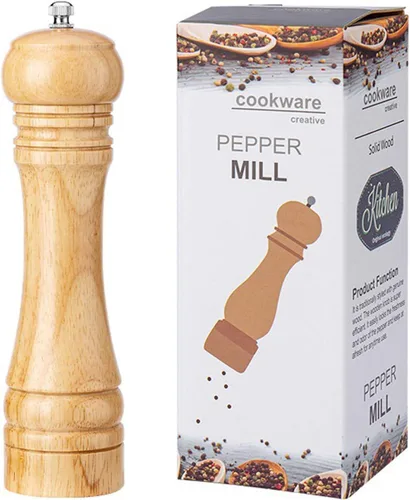 Miniatura 8 de Molinillo de pimienta de madera recargable, molinillo de pimienta, juego de molinillo de sal y pimienta ajustable, accesorios de cocina, molinillo