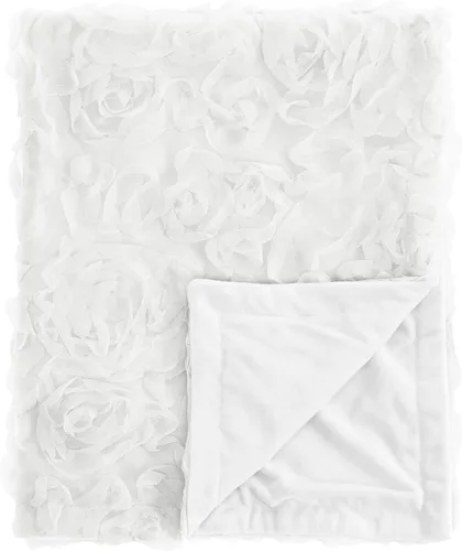 Miniatura 8 de Sweet Jojo Designs Manta suave para bebé (rosa/gris bohemio floral) para niñas, bebés, recién nacidos, niños pequeños, 30 x 36 pulgadas, manta