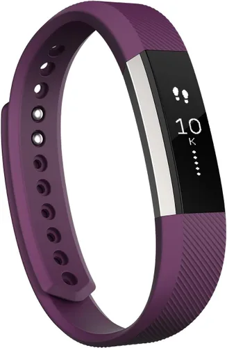 Miniatura 3 de Banda de cuero alta Fitbit, accesorio, 148088, L, Ciruela, 1, 1