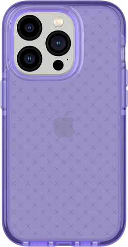 Miniatura 25 de Tech21 iPhone 14 Pro Evo Check – Funda protectora delgada y absorbente de golpes con protección FlexShock Multi-Drop de 16 pies y botones
