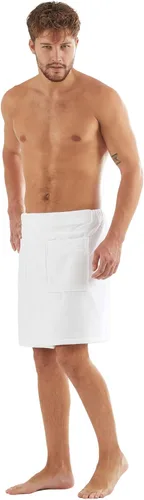 Miniatura 6 de anatolian Toalla de felpa de algodón orgánico para hombre, ajustable, para después de la ducha, para usar en el gimnasio, piscina, playa, spa, Azul